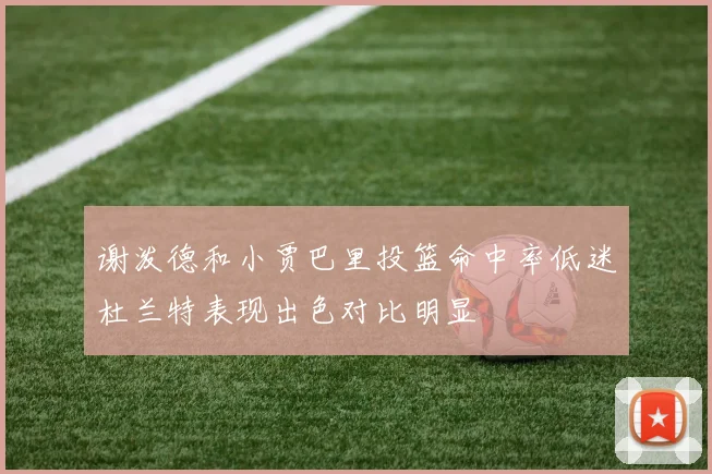 谢泼德和小贾巴里投篮命中率低迷杜兰特表现出色对比明显